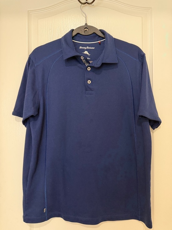Tommy Bahama Other - Tommy Bahama Blue Polo Shirt Men’s Medium Short Sleeve Classic Casual
